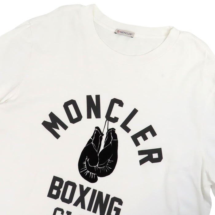 MONCLER 
T-SHIRT COTON AVEC ÉCUSSON 
T-SHIRT LOGO BOXE