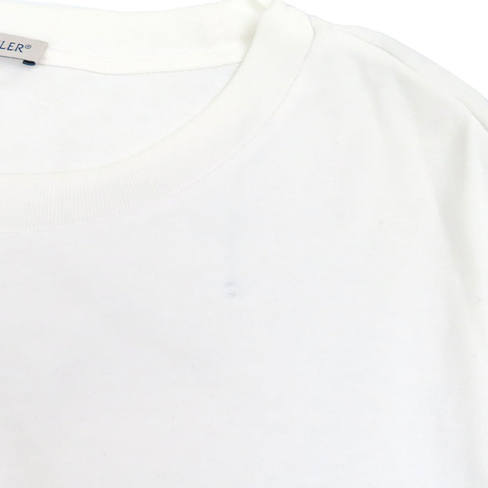 MONCLER 
T-SHIRT COTON AVEC ÉCUSSON 
T-SHIRT LOGO BOXE