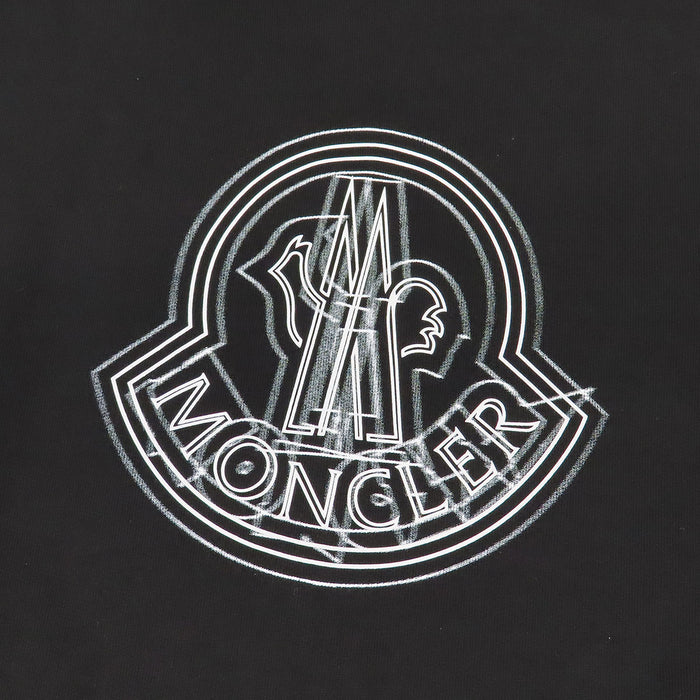 MONCLER 
Sweat à capuche 2024 avec logo en caoutchouc 
Sweat à capuche imprimé logo