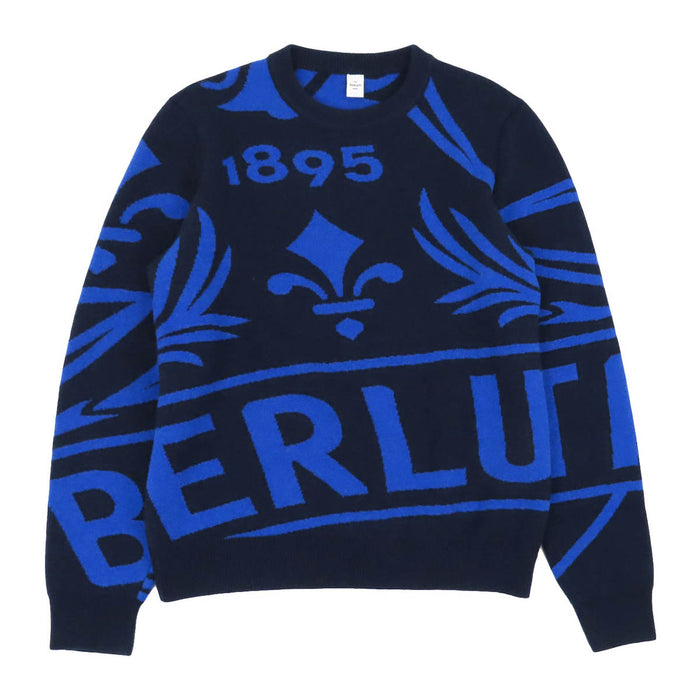 Berluti  
Pull  
Maille en cachemire à motif intégral
