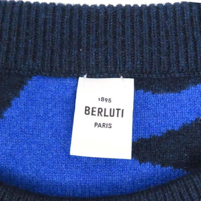 Berluti  
Pull  
Maille en cachemire à motif intégral