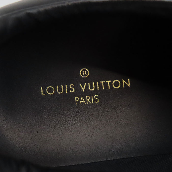 LOUIS VUITTON 
LV ローカット レザー レースアップ 
ルクセンブルグ ライン スニーカー 
モノグラムエクリプス
