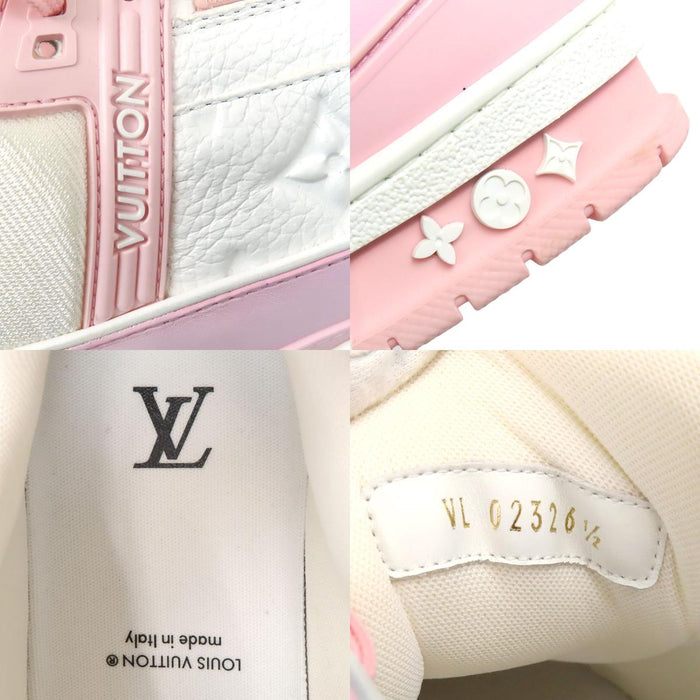 LOUIS VUITTON  
Logo Leather 2022 Model Lace-Up  
LV Trainer Sneakers  
Monogram