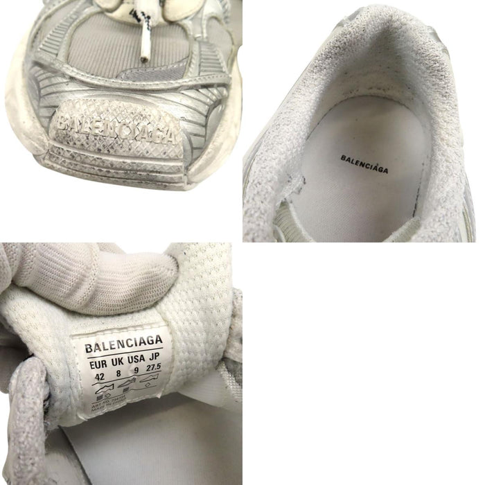 BALENCIAGA 
ダメージ加工 ユーズド加工 メッシュ ロゴ レースアップ 
3XL スニーカー