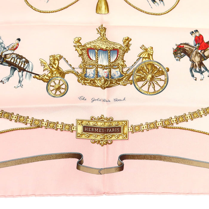 HERMES
Scialle grande in seta The Royal Mews della stalla reale di Buckingham Palace
Carré 90 The Royal Mews sciarpa