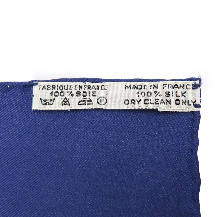 HERMES  
大方巾 絲巾  
Carré 90 Pampa 盤馬 絲巾