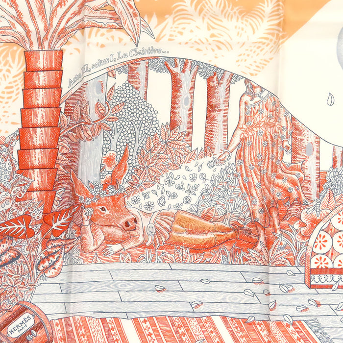HERMES  
Sciarpa grande in seta  
Carré 90 Atto III Scena I, La radura nella foresta Sciarpa  
Acte III Scene I La Clairiere