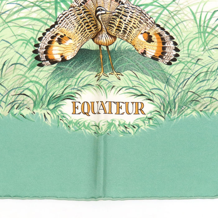 HERMES  
Silk Large Square Animal  
Carré 90 EQUATEUR Equator