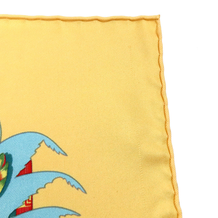 HERMES  
Foulard grand format en soie Hawaï  
Carré 90 ALOHA アロハ