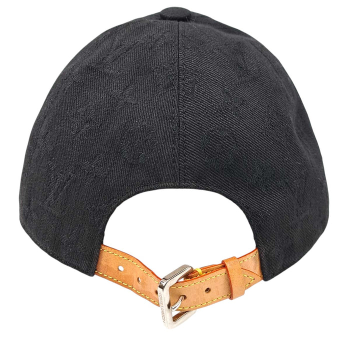 LOUIS VUITTON 
LV ロゴ 総柄 レザーベルト 
モノグラム エッセンシャル キャップ