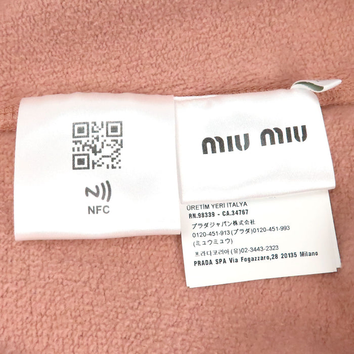 MIUMIU  
Sweat en coton oversize à logo arc  
Sweat à logo LEAGUE doublé en polaire
