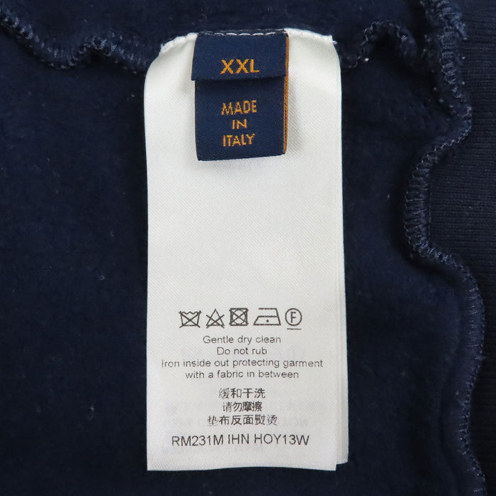 LOUIS VUITTON 
LV 刺繍 スウェット ヴァージルアブロー 
バタフライ エンブロイダリー トレーナー