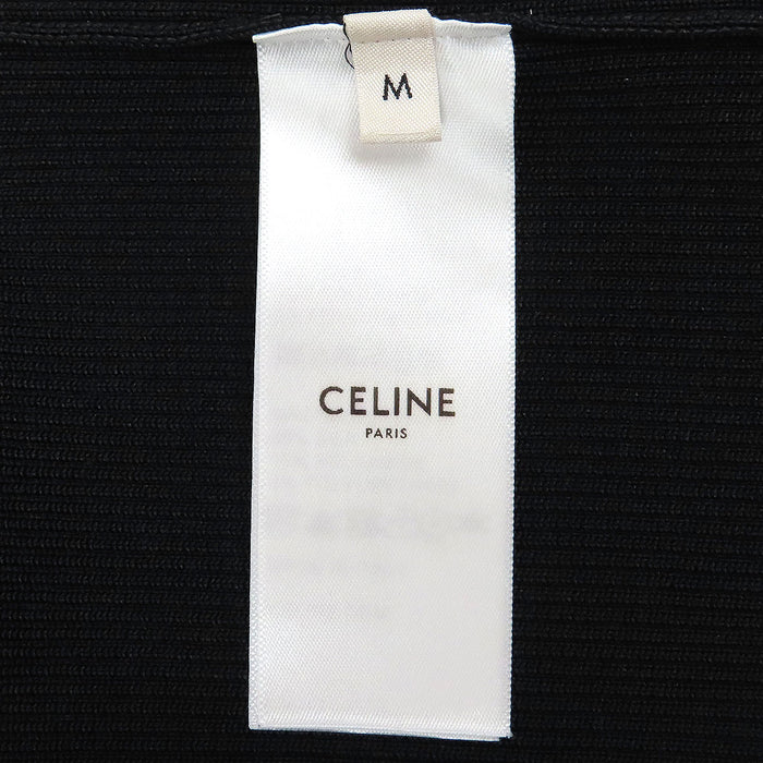 CELINE 
ロゴ 
トリオンフ ストレッチ リブ ノースリーブ ワンピース