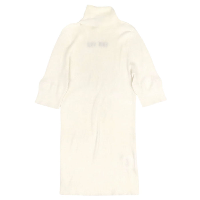 MIUMIU
Coton manches mi-longues
Col roulé à logo en maille côtelée
