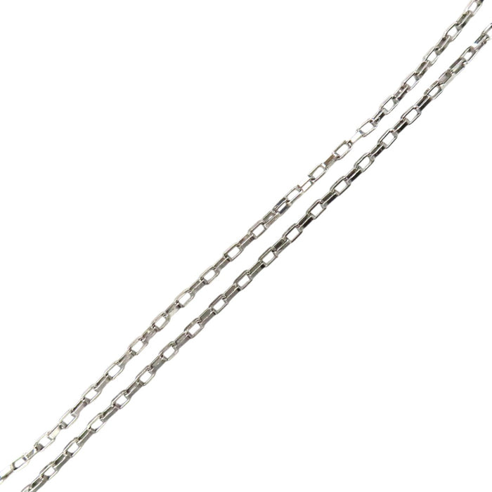 CARTIER 
Collier 2C avec logo en métal argenté