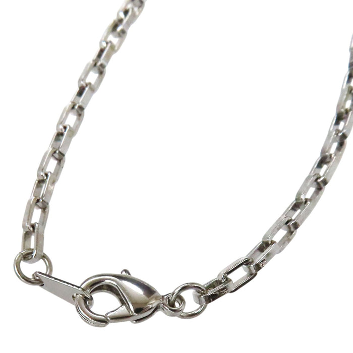 CARTIER 
Collier 2C avec logo en métal argenté