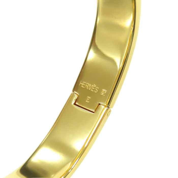 HERMES  
H Ash 金色金属件  
Click H PM 漆皮手链