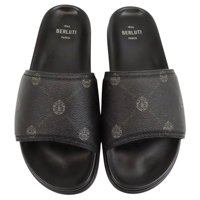 Berluti  
Egeo Cuir  
Sandales à glissière en toile Signature Egeo