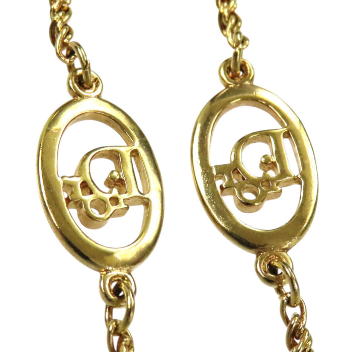 Dior 
Collier long vintage avec logo CD