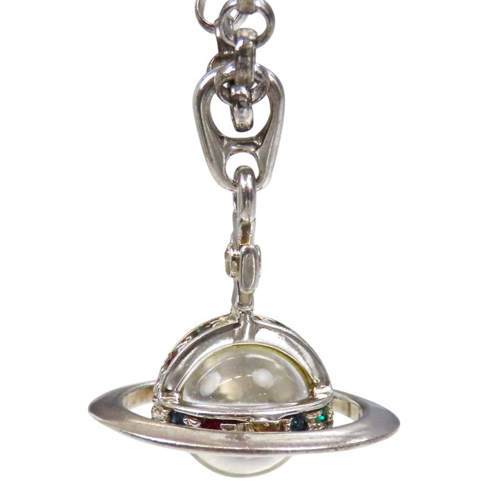Vivienne Westwood 
Tiny ORB シルバー ラインストーン 
タイニー オーブ ネックレス