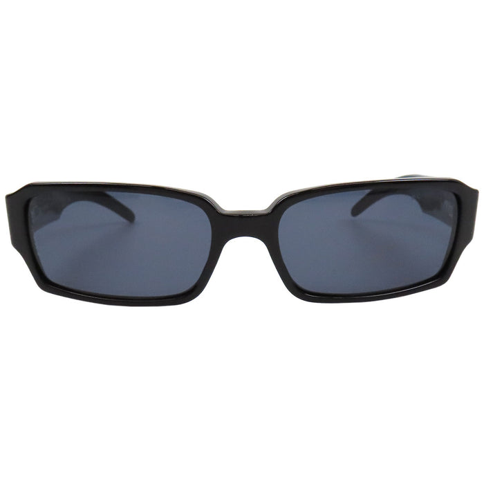 CHANEL 
Lunettes de soleil carrées COCO CC 
avec logo et strass