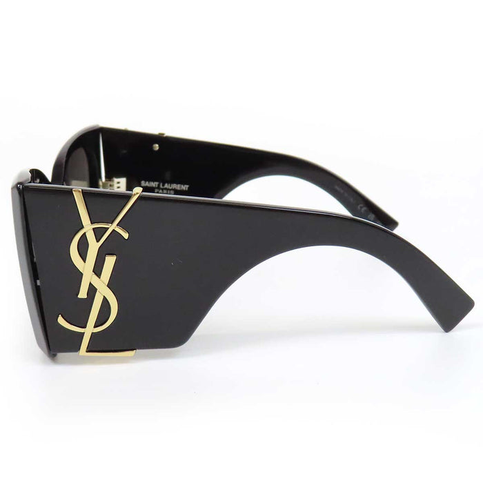 YVES SAINT LAURENT 
アイウェア ワイドテンプル ゴールドカラーメタル 
F BLAZE YSL ロゴ テンプル サングラス