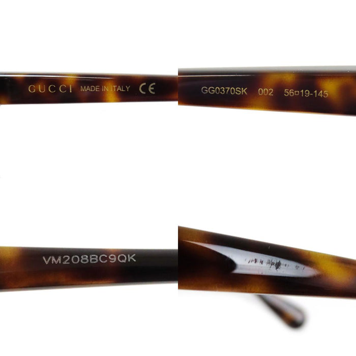 GUCCI 
Lunettes de soleil abeille à motif écaille 
Interlocking G