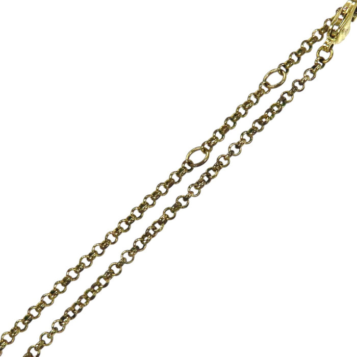 Vivienne Westwood 
Vivienne Westwood ロゴ ラインストーン ゴールドカラーメタル 
タイニー オーブ ネックレス