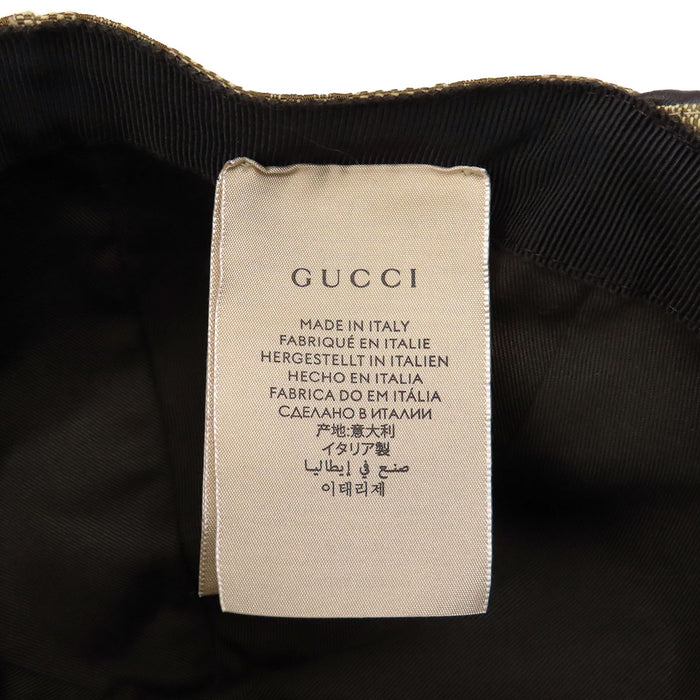 GUCCI
Casquette de baseball en toile GG à logo imprimé intégral avec bande Sherley
