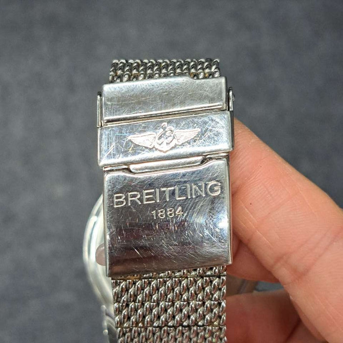 【WHOLESALES】
BREITLING 
A13320 
ギャランティ(日付、ショップ印のみ)　クロノメーター証　純正ラバーベルト×1(使用感中)　純正Dバックル×1