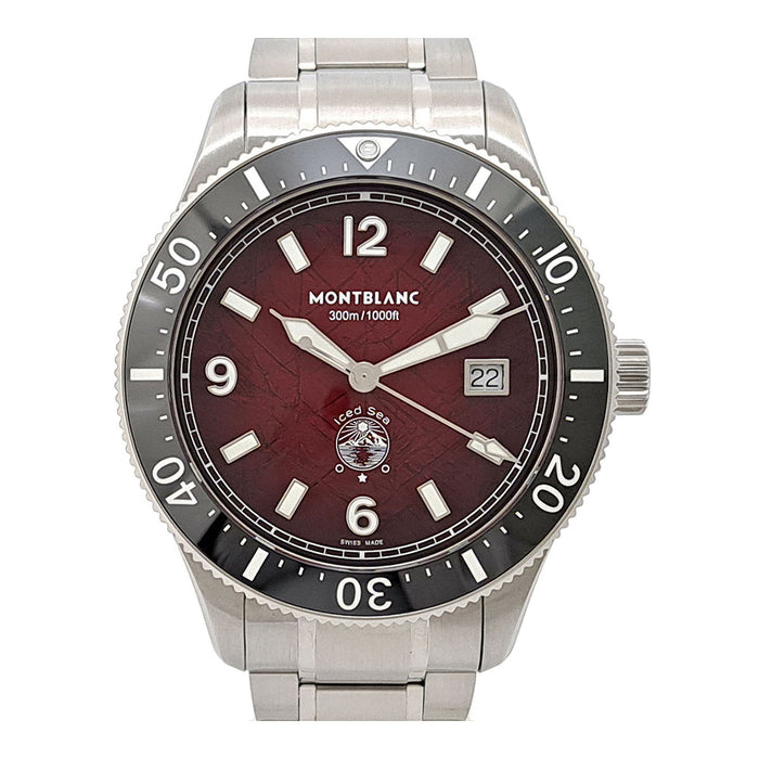 MONTBLANC  
Ice Sea Cadran Bourgogne  
Avec boîte et garantie