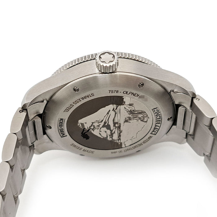 MONTBLANC  
Ice Sea Cadran Bourgogne  
Avec boîte et garantie