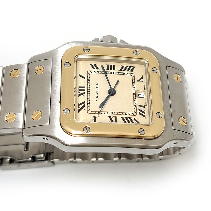 CARTIER 
Montre Santos de Cartier Galbée LM