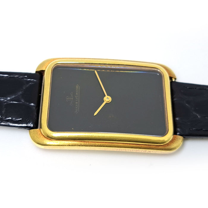 JAEGER-LECOULTRE 
Rectangulaire cadran onyx