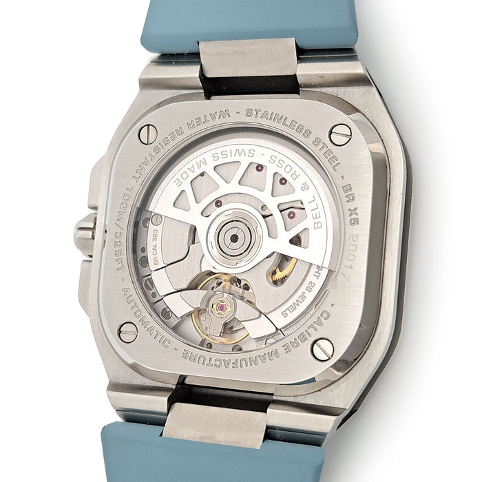 Bell＆Ross  
BR-X5 冰蓝钢款  
附带盒子和保修卡