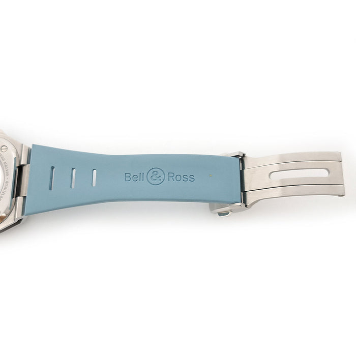 Bell＆Ross  
BR-X5 冰蓝钢款  
附带盒子和保修卡