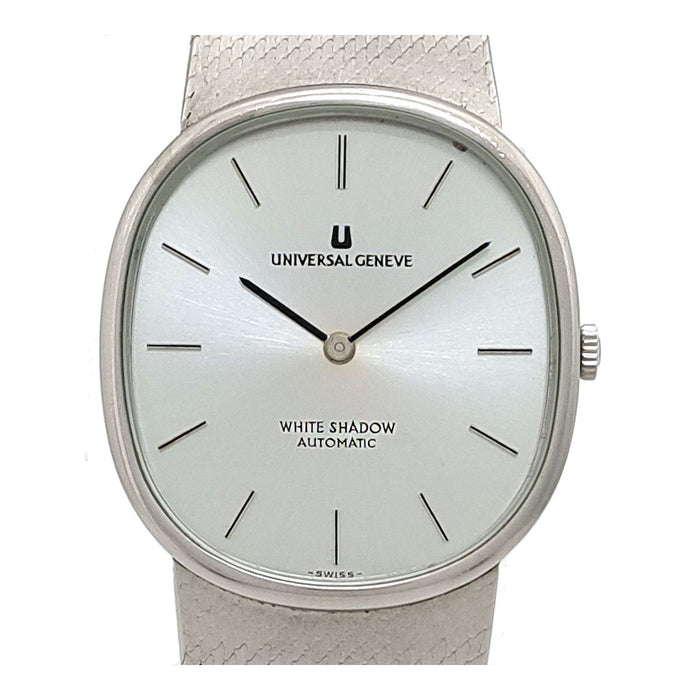 UNIVERSAL GENEVE White Shadow cal.2-66 Overhauled With Box and Warranty Card