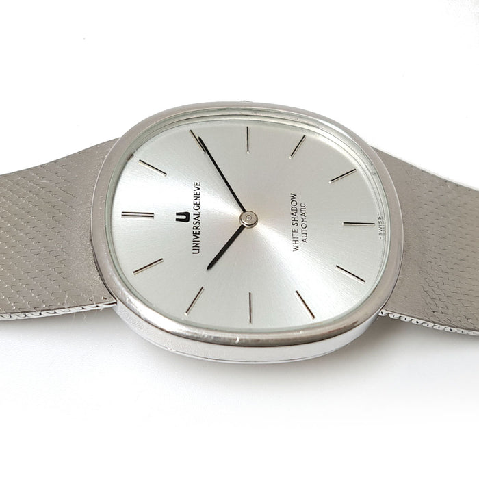 UNIVERSAL GENEVE White Shadow cal.2-66 Overhauled With Box and Warranty Card