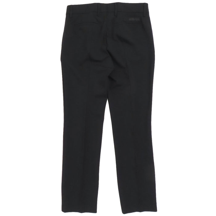 PRADA  
Logo Tuck Tapered  
Polyester Twill Slim Slacks