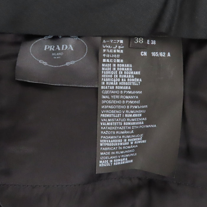 PRADA  
Logo Tuck Tapered  
Polyester Twill Slim Slacks