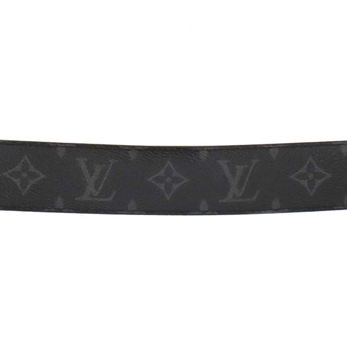 LOUIS VUITTON 
LV ロゴ シルバーカラー金具 
モノグラム エクリプス サンチュール ベルト