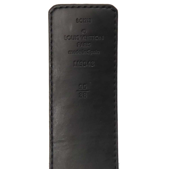 LOUIS VUITTON 
LV ロゴ シルバーカラー金具 
モノグラム エクリプス サンチュール ベルト