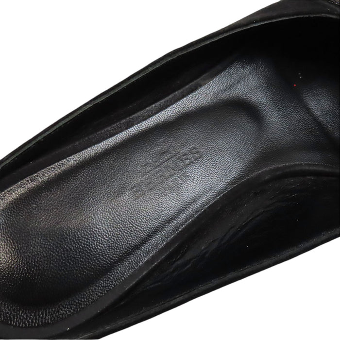 HERMES  
H Ash Lame Plat  
Roxane Mule en Suède