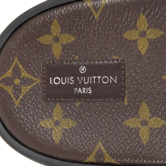LOUIS VUITTON 
LVサークル ミュール スライド メタリック レザー 
サンバス ライン サンダル 
モノグラム