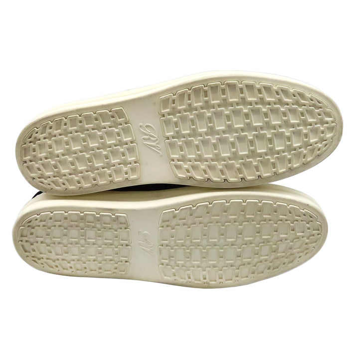 ROGER VIVIER 
Bijou Patent Leather Slip-Ons