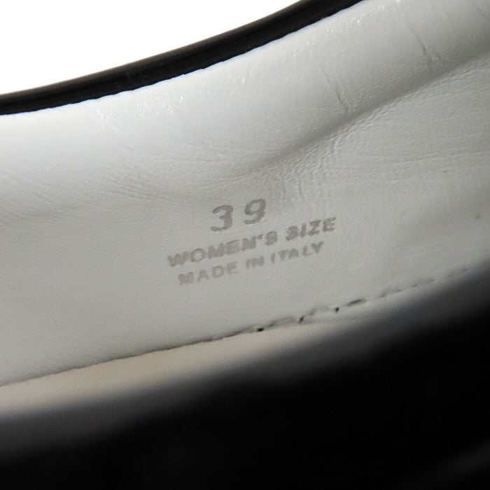 ROGER VIVIER 
Bijou Patent Leather Slip-Ons