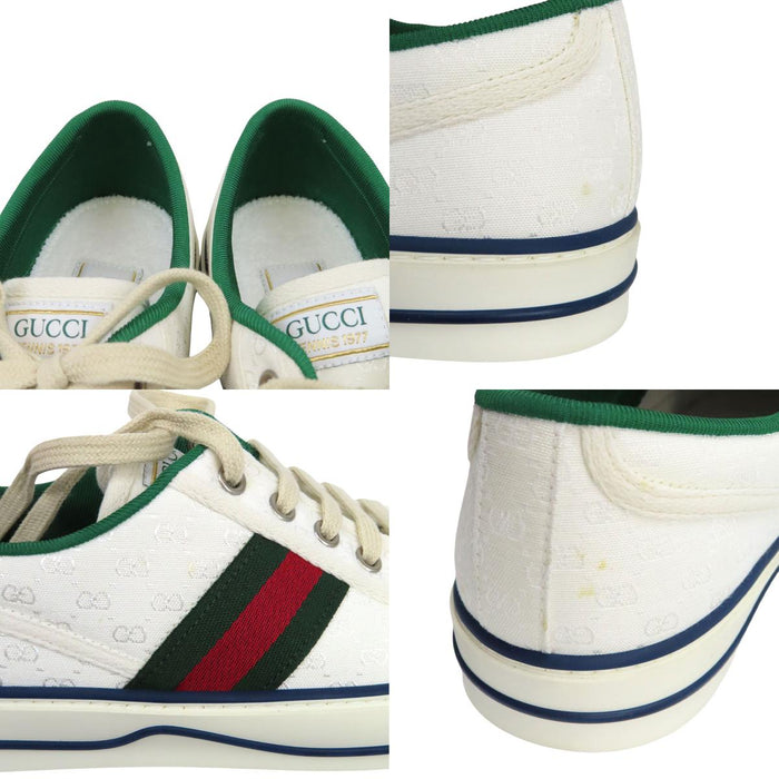 GUCCI  
GG Pattern Canvas Low-Cut  
Gucci Tennis 1977 Sneakers  
Shelley Line