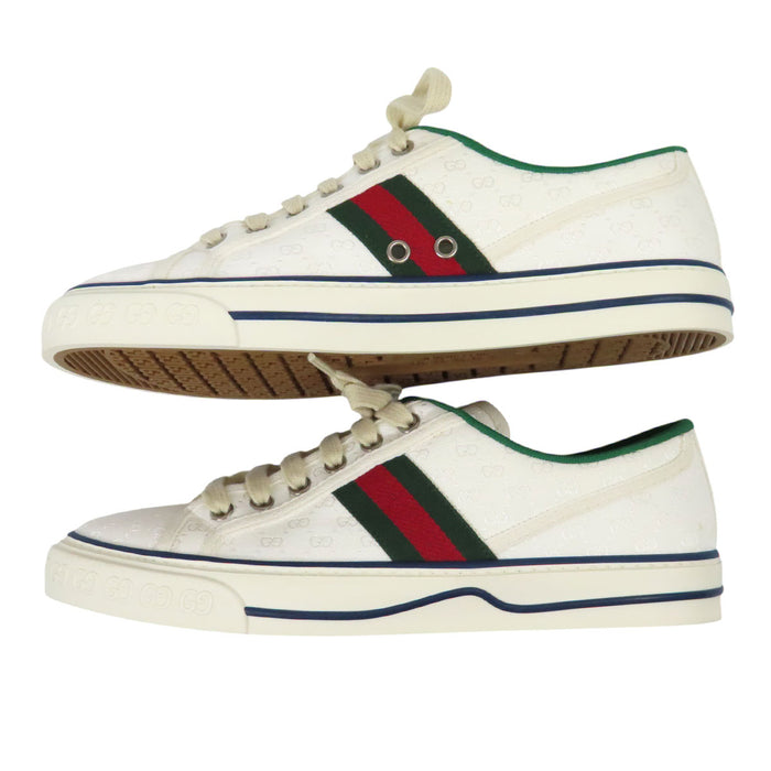GUCCI  
GG Pattern Canvas Low-Cut  
Gucci Tennis 1977 Sneakers  
Shelley Line