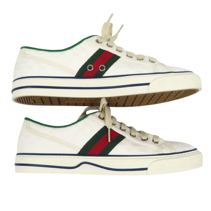 GUCCI  
GG Pattern Canvas Low-Cut  
Gucci Tennis 1977 Sneakers  
Shelley Line