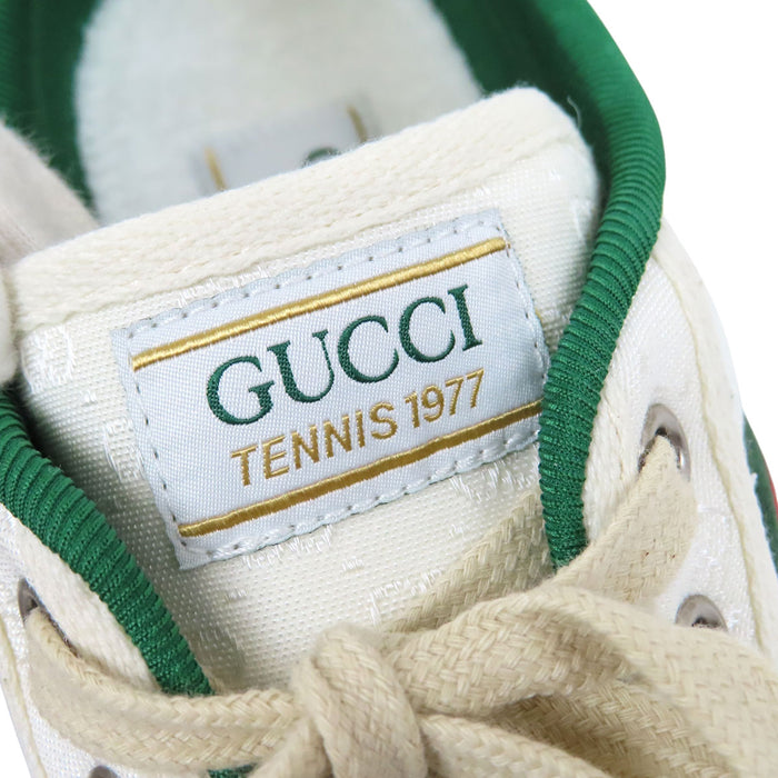 GUCCI  
GG Pattern Canvas Low-Cut  
Gucci Tennis 1977 Sneakers  
Shelley Line